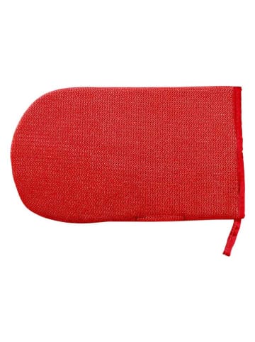 Fackelmann Tierhaarentfernungshandschuh in Rot - (L)24,5 x (B)16 cm
