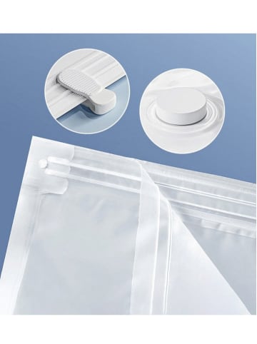 Joybos Vacuümopbergzak wit/meerkleurig - (L)60 x (B)80 cm