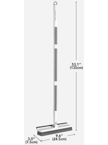 Joybos Reinigingsborstel wit/grijs - (H)135 cm