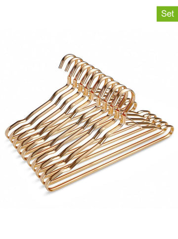 Joybos 10er-Set: Kleiderbügel in Gold - (B)41,5 cm