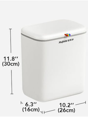 Joybos Kosz w kolorze białym na odpady kuchenne - 12 l