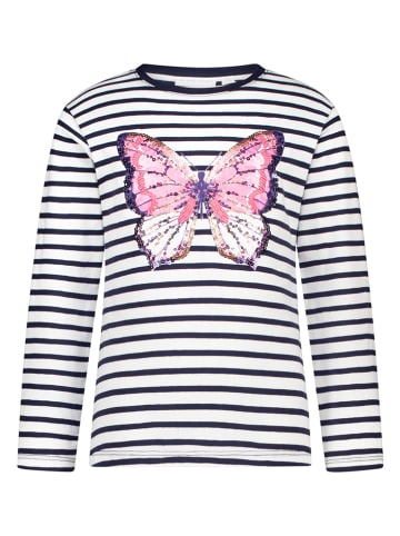 Topo Longsleeve wit/zwart/meerkleurig/lichtroze