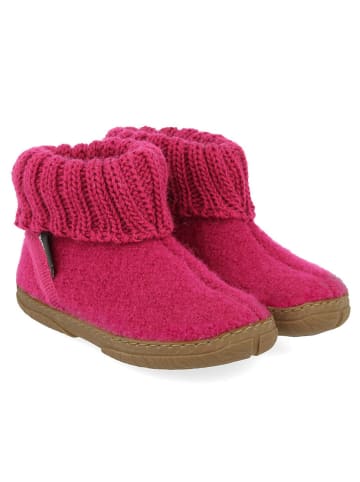 HAFLINGER Hüttenschuhe in Pink