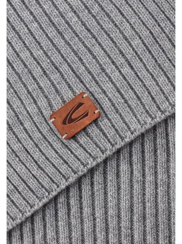 Camel Active Lammwoll-Schal in Grau - (L)190 x (B)25 cm