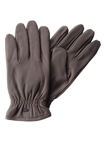 Camel Active Leder-Handschuhe in Braun