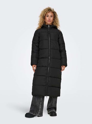 ONLY Steppmantel in Schwarz