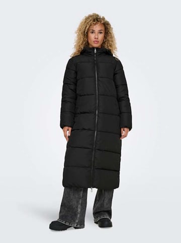 ONLY Steppmantel in Schwarz