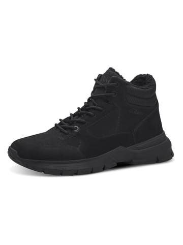 s.Oliver Leder-Boots  in Schwarz