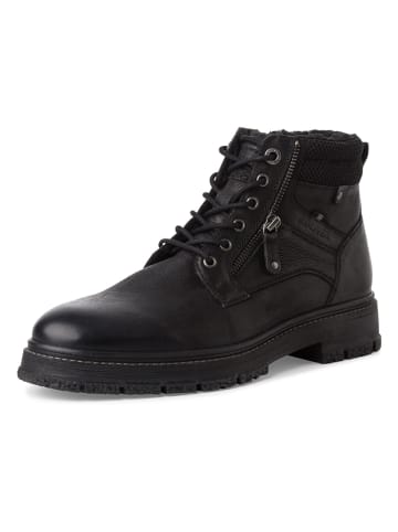 s.Oliver Leder-Boots in Schwarz