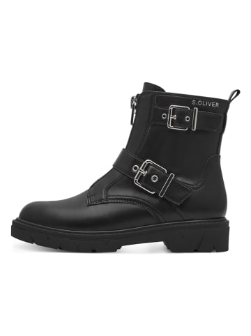 s.Oliver Boots in Schwarz