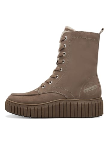 s.Oliver Boots in Taupe