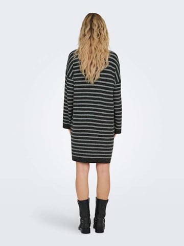 ONLY Strickkleid in Schwarz/ Grau