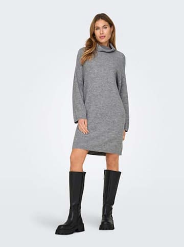ONLY Strickkleid in Grau