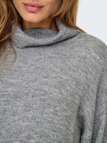 ONLY Strickkleid in Grau