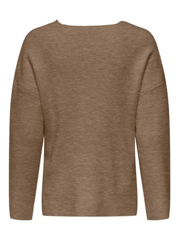 ONLY Sweter w kolorze brązowym