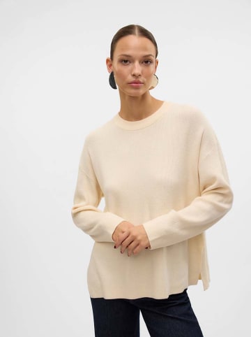Vero Moda Sweter w kolorze beżowym