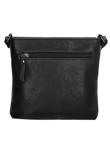 Beagles Schoudertas "Ferro" zwart - (B)22 x (H)20 x (D)3 cm