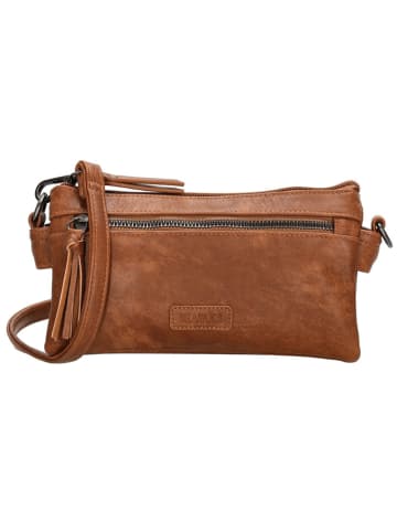 Beagles Torebka "Ferro" w kolorze jasnobrązowym - 20 x 11 x 3 cm