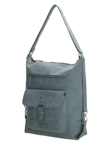 Beagles Schoudertas "Tarifa" blauw - (B)36 x (H)36 x (D)11 cm