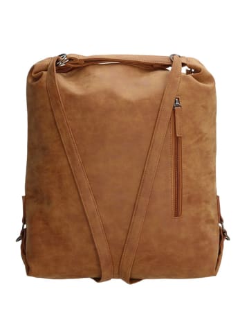 Beagles Schultertasche "Tarifa" in Hellbraun - (B)36 x (H)36 x (T)11 cm