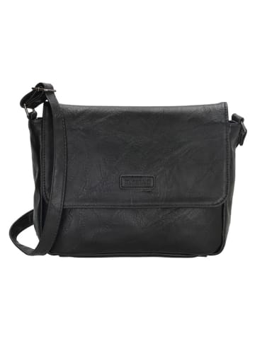 Beagles Umhängetasche "Dunas" in Schwarz - (B)23 x (H)17 x (T)8 cm