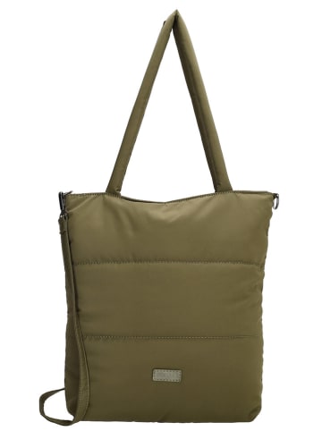 Beagles Torebka "Calvia" w kolorze khaki - 33 x 34 x 9 cm