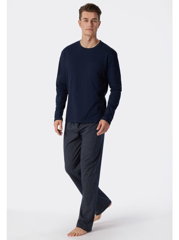 Schiesser Pyjama donkerblauw