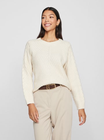 Vila Pullover "Erin" in Creme