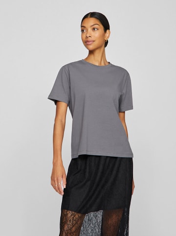 Vila Shirt "Nora" grijs