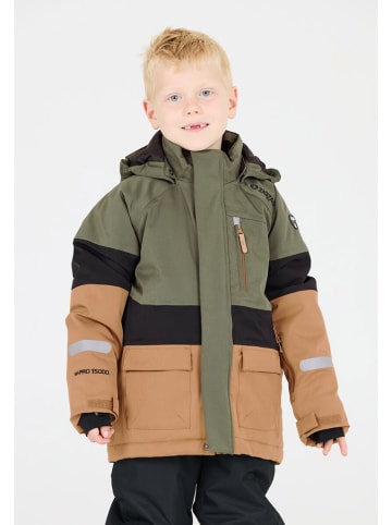 Zigzag Ski-/ Snowboardjacke "Taylora" in Khaki/ Hellbraun