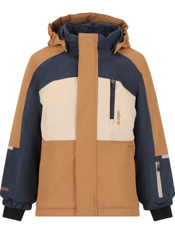 Zigzag Ski-/ Snowboardjacke "Scout" in Hellbraun/ Dunkelblau