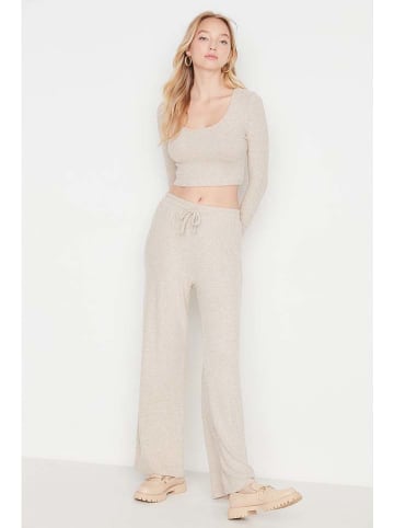 trendyol 2-delige outfit beige