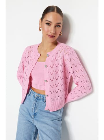 trendyol Cardigan in Rosa