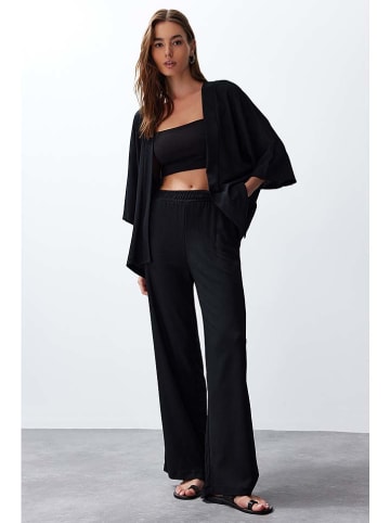 trendyol 3tlg. Outfit in Schwarz