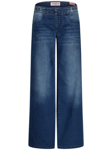 Vingino Dżinsy "Bellini" - Wide Leg - w kolorze niebieskim