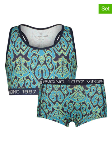 Vingino 2-delige ondergoedset turquoise
