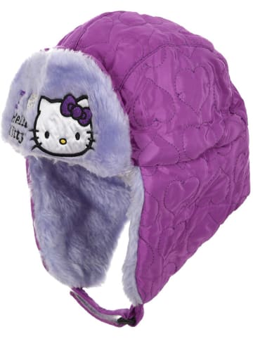 Hello Kitty Czapka "Hello Kitty" w kolorze fioletowym