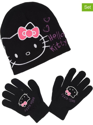 Hello Kitty 2-częściowy zestaw "Hello Kitty" w kolorze czarnym