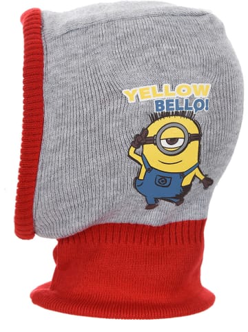 Minions Sturmhaube "Minions" in Rot/ Grau