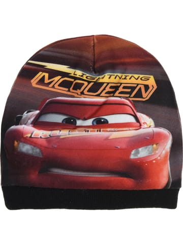 Disney Cars Czapka beanie "Auta 3" w kolorze czerwonym
