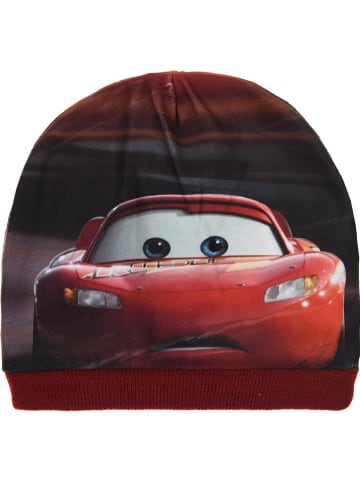 Disney Cars Czapka beanie "Auta 3" w kolorze czerwonym