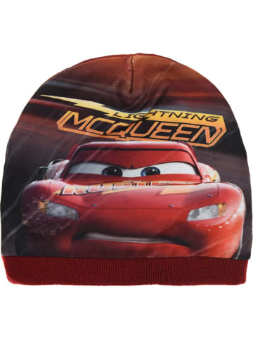 Disney Cars Czapka beanie "Auta 3" w kolorze czerwonym
