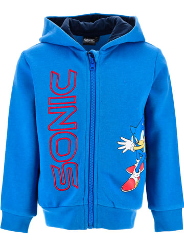 Sonic Sweatjacke "Sonic Modern" in Blau