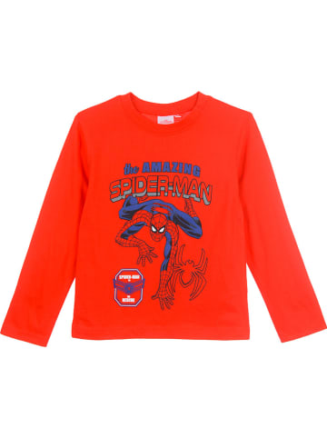 Spiderman Longsleeve "Spiderman" in Rot