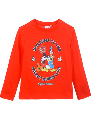 Disney Mickey Mouse Longsleeve "Mickey" in Rot