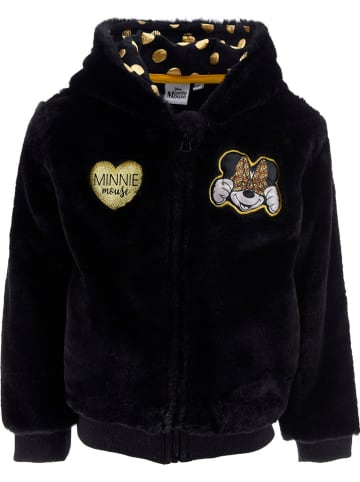 Disney Minnie Mouse Fleecejacke "Minnie" in Schwarz