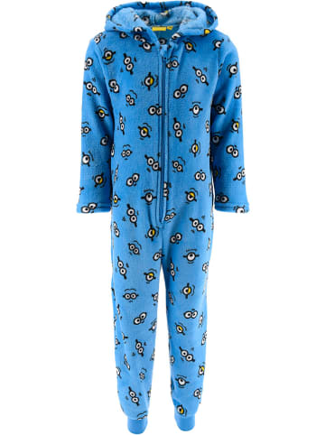 Minions Fleece-Overall "Minions" in Blau