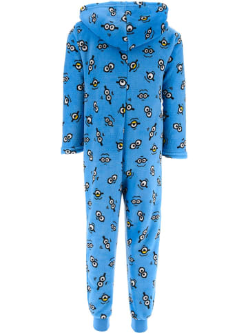 Minions Fleece-Overall "Minions" in Blau