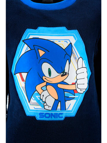 Sonic Pyjama "Sonic Modern" in Schwarz/ Blau