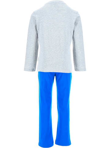 Sonic Pyjama "Sonic" in Blau/ Grau